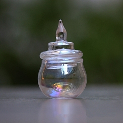 Прозрачный Стеклянные бутылки, бутылка желаний, прозрачные, 2.4 см