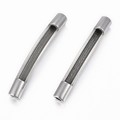 Нержавеющая Сталь Цвет Устойчивые к потускнению 304 трубки из нержавеющей стали, цвет нержавеющей стали, 40x5 мм, отверстие : 2.5 мм