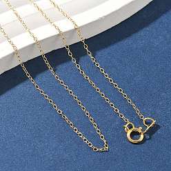 Real 14K Gold Filled Латунные ожерелья из цепочек для женщин и мужчин, real 14 k золото заполнено, 18-1/4 дюйм (46.5 см)