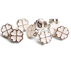 Клевер Пуговицы из абс пластика, с эмалью, для аксессуаров для одежды, клевер, 11 мм