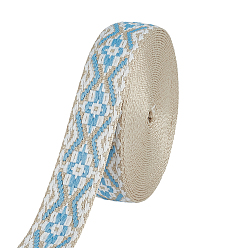 Небесно-голубой 10ярдов поликоттоновой ленты, для аксессуаров сумки, голубой, 1-1/2 дюйм (38 мм)