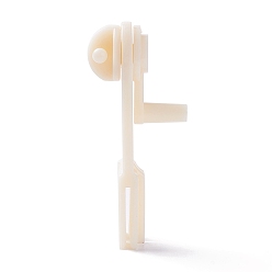 Antique White Manual Plastic Floss Bobbin Winder, for Cross Stitch, Thread Craft and DIY Sewing Embroidery Craft, Antique White, 9.1x2.55x3.9cm