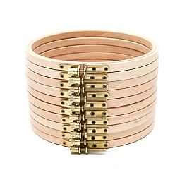 Белый Навахо Деревянные пяльцы для вышивания крестиком, рамка с вышивкой кольцом, аксессуары для швейных инструментов, навахо белый, 210 мм