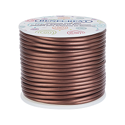 Верблюжий Круглая алюминиевая проволока, матовый эффект, верблюжие, 9 датчик, 3 мм