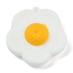 Egg ПВХ подвески, растительный, для брелка, яйцо, 40.5x39x12.5 мм, отверстие : 3 мм