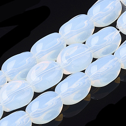 Опал Opalite бисер пряди, мармелад, 12.5x10x9.5 мм, отверстие : 1.2 мм, около 25 шт / нитка, 12.5 дюйм