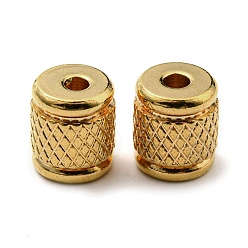 Золотой 201 из нержавеющей стали бусы, колонка с ромбами рисунком, золотые, 8x7 мм, отверстие : 2 мм