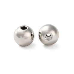 Платина Рейка из латунной проставки, долговечный, без свинца и без кадмия, круглые, платина, 5.8x5 мм, отверстие : 1.6 мм