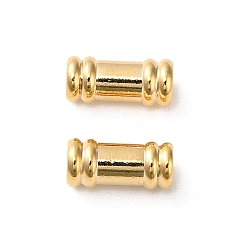 Настоящее золото 24K Латунные бусины, колонка, без кадмия и без свинца, реальный 24 k позолоченный, 8.5x4 мм, отверстие : 2 мм
