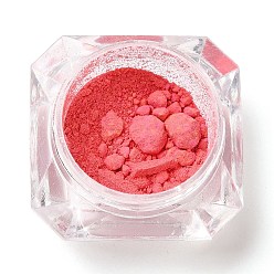 Малиновый Термохромный порошок для ногтей, украшение для украшения ногтей, с бутылкой для домашних животных, малиновый, 33.5x33.5x21.5 мм