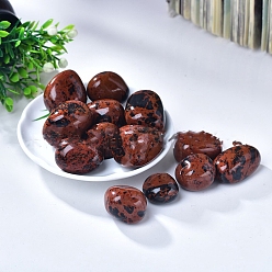 Обсидиан Натуральные красные камни из обсидиана, энергетические минералы, драгоценные камни, украшение дома, 20~30 мм