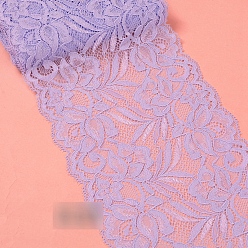 Flieder Spitzenbesatz, Polyesterband für die Schmuckherstellung, Flieder, 5-7/8 Zoll (150 mm)