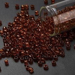 (2154) Transparent Marmalade Тохо 6/0 круглые бусины, японский бисер, (2154) прозрачный мармелад, 4 мм, отверстие : 1.5 мм, Около 7570 шт / фунт