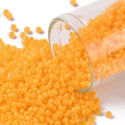 (148F) Ceylon Frost Peach Cobbler TOHO Round Seed Beads, Japanese Seed Beads, Frosted, (148F) Ceylon Frost Peach Cobbler, 11/0, 2.2mm, Hole: 0.8mm, about 50000pcs/pound