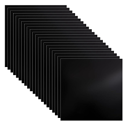 Black Laser Testing Paper, Engraving Machine Test Paper, Square, Black, 80x80x0.2mm