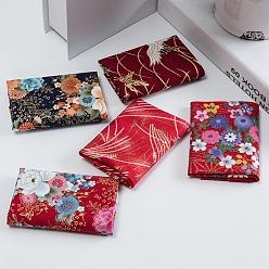 Crane Хлопковая ткань с принтом, для пэчворка, шить ткани для пэчворка, подбивка, с рисунком в стиле японского зефира, модель крана, 25x20 см, 5 шт / комплект