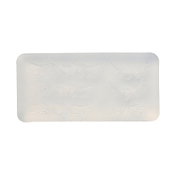 Wing Силиконовые формы для украшения ногтей своими руками, формы для литья смолы, для уф-смолы, изготовление изделий из эпоксидной смолы, прозрачные, 18x39x4 мм, внутренний диаметр: 2.5~3.5x3~12 мм