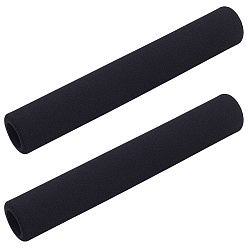 Черный Чехлы для велосипедного руля из губки, мягкие резиновые противоскользящие аксессуары для велосипедов, ручка фиксатор ручки, чёрные, 195x30~31 мм