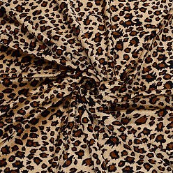 Chocolate 2M Tiger Pattern Polyester Fabrics, Clothing Accessories, Chocolate, 1700x0.4mm