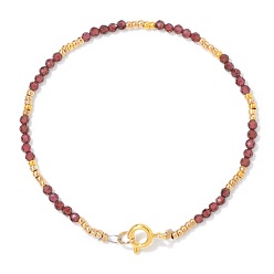 Рубин Браслеты из натуральных рубинов, Браслеты из стеклянных бусин для женщин, 7-1/8 дюйм (18 см)