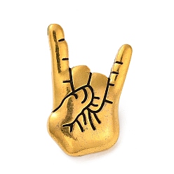 Античное Золото Броши из сплава жестов в тибетском стиле, для рюкзака с одеждой, античное золото , 33x23x4 мм