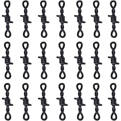 Electrophoresis Black 40Шармы из сплава шт., узлы связи, электрофорез черный, 34x10.5x4.5 мм, отверстие : 2.5x4 мм