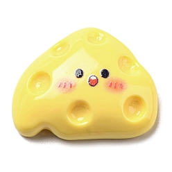 Food Кабошоны из непрозрачной смолы с мультяшным рисунком, для изготовления ювелирных изделий, питание, 23x28.5x8 мм