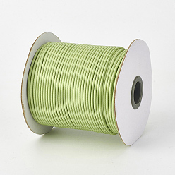 Yellow Green Eco-Friendly Korean Waxed Polyester Cord, Yellow Green, 2mm, about 90yards/roll(80m/roll)