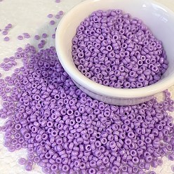 Темная Орхидея Стеклянный бисер непрозрачных цветов, рондель, темные орхидеи, 3 мм, отверстие : 0.7 мм, о 500~600 шт / комплект