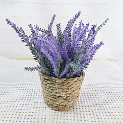 Lilac Silk Cloth Flower Pot, Artificial Flower, Pretending Prop Decorations, Lilac, 200x150mm