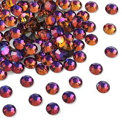 00030 299 Volcano Preciosa® maxima crystal без горячей фиксации плоские камни, чешский хрусталь, алюминиевый слой, круглый(438 11 615 шатон-роза), 00030 299 вулкан, ss 10 (2.7~2.9 мм)