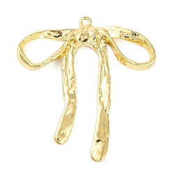 Золотой Стойки подвески обшивки сплава, без кадмия, без никеля и без свинца, бантом, золотые, 53x48.5x4 мм, отверстие : 2 мм