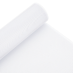 White PVC Dust-Proof Net, White, 2000x300x0.3mm, Hole: 1.5mm