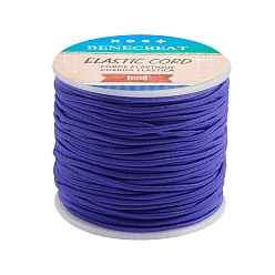 Индиго Эластичный шнур, полиэстер снаружи и латексная сердцевина, индиговые, 2 мм, около 54.68 ярдов (50 м) / рулон, 1 рулон / коробка