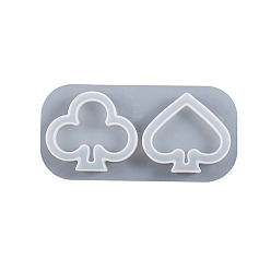 Сердце Силиконовые плесени, формы для литья смолы, для уф-смолы, изготовление изделий из эпоксидной смолы, Сердце Pattern, 122x60x11 мм