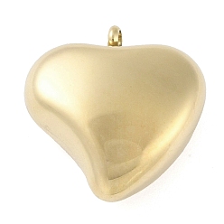 Настоящее золото 18K Ионное покрытие (ip) 304 подвески из нержавеющей стали, ручная полировка, шарма сердца, реальный 18 k позолоченный, 16x15.5x7 мм, отверстие : 1.4 мм