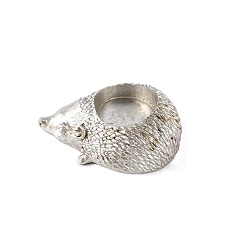 Серебро Декоративный подсвечник в виде фигурки Будды из смолы, для украшения дома, еж, серебряные, 98x62x46 мм