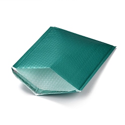 Teal Matte Film Package Bags, Bubble Mailer, Padded Envelopes, Rectangle, Teal, 31.2x23.8x0.2cm