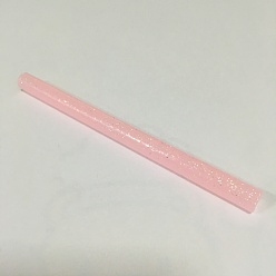 Pink Hot Melt Plastic Glue Sticks, Use for Glue Gun, Pink, 100x7mm, about 240pcs/1000g