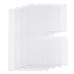 Claro Organizador portátil de clip de almacenamiento de tapa de boca de plástico, para tapa bucal desechable, Carpeta transparente reutilizable, Claro, 18.5x6 cm