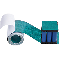 Dark Cyan 1 Roll 5M Non-Woven Fabrics Self-Adhesive Electrical Insulating Adhesive Paper, Dark Cyan, 80mm, 5m/roll