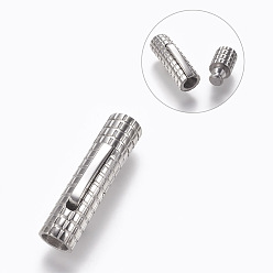 Нержавеющая Сталь Цвет Устойчивы к потускнению 304 байонетные застежки из нержавеющей стали, цвет нержавеющей стали, 28.5x7 мм, отверстие : 5 мм