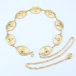 Oval Сплав цепи звенья талия живот цепи, овальные, 1350 мм