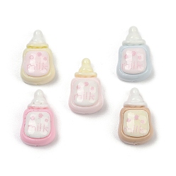 Bottle Непрозрачные кабошоны из смолы, бутылочка для кормления ребенка, 14x8.5x5.5 мм