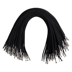 Schwarz Runde elastische Stacheln, Stretch-Loop-Band mit Edelstahl-Widerhaken, zum Aufhängen, Schwarz, 28x0.3x0.28 cm, Befund: 16x3x2.8 mm