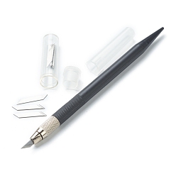 Черный Инструменты для резьбы по металлу и пластику, нож для лепки по металлу, для резьбы по дереву / альбом для вырезок своими руками / товары для рукоделия, чёрные, 16x1.15 см