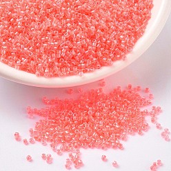 (DB2034) Luminous Flamingo MIYUKI Delica Beads, Cylinder, Japanese Seed Beads, 11/0, (DB2034) Luminous Flamingo, 1.3x1.6mm, Hole: 0.8mm, about 100000pcs/500g