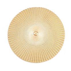 Золотой Большие сплавочные подвески, плоские круглые прелести, без кадмия и без свинца и без никеля, золотые, 62x14 мм, отверстие : 6.5x5 мм