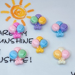 (52) Непрозрачная лаванда Кабошоны из непрозрачной смоляной эмали,  баллон, разноцветные, 20x17x6 мм