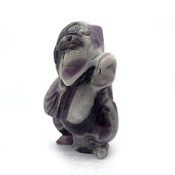 Другие Джасперы Натуральная яшма скульптура витрина украшения, для домашнего офисного стола, Манис pentadactyla, 50~60 мм